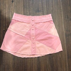NWOT LOVESHACK FANCY Patchwork Skirt size 6